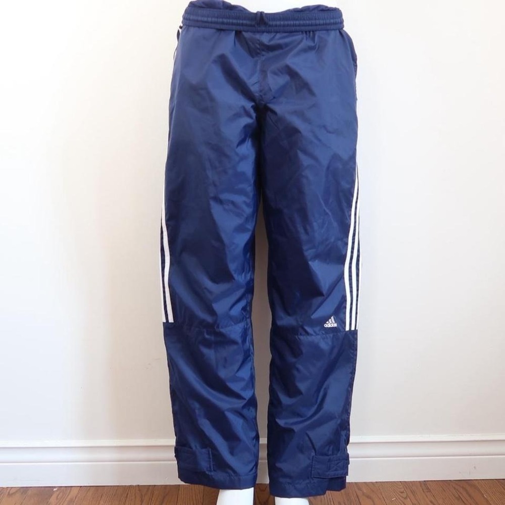 vintage adidas navy track pants y2k streetwear